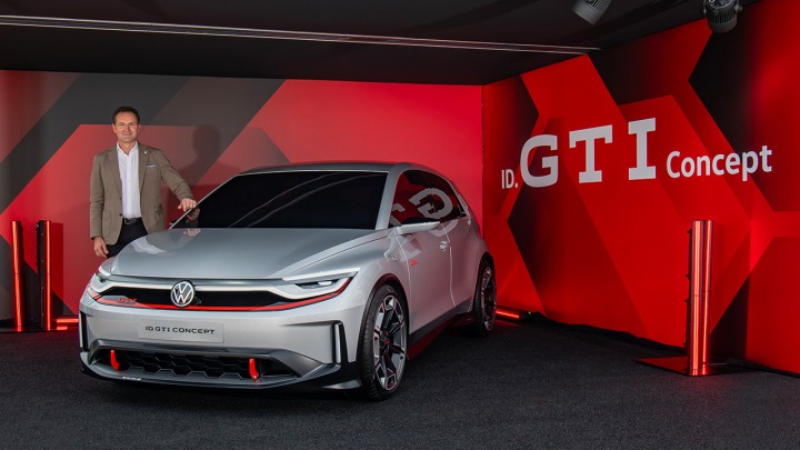 Volkswagen prezentuje prototyp ID. GTI Concept podczas IAA Mobility 2023 w Monachium