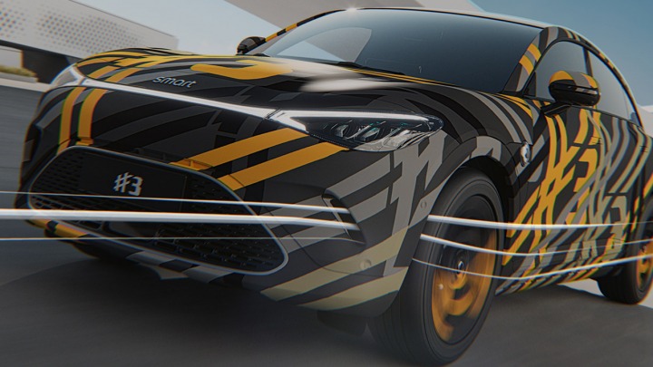 Smart udostępnił najnowsze szczegóły dotyczące aerodynamiki swojego pierwszego sportowego coupe #3