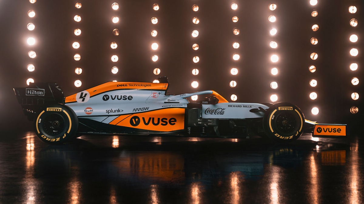 McLaren Racing w barwach Gulf Oil, Grand Prix Monako 2021
