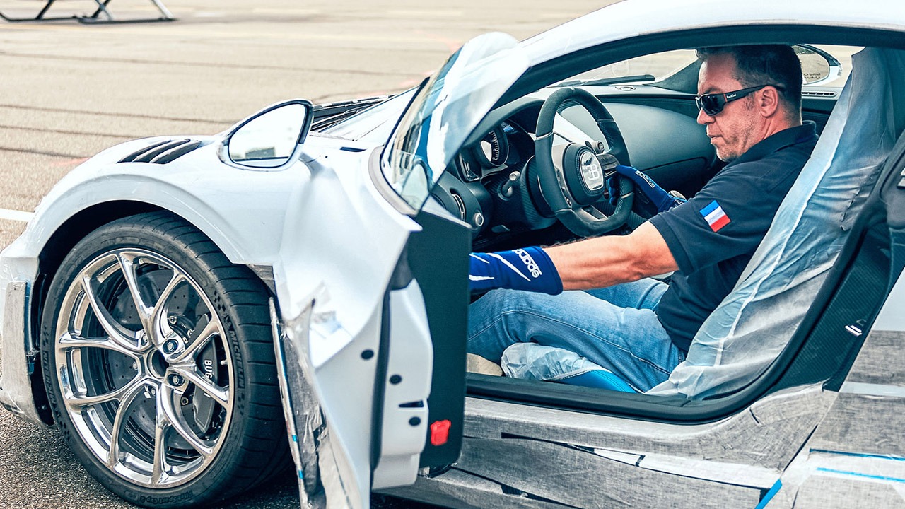 Bugatti Divo intensywne testy przed dostawą do klientów