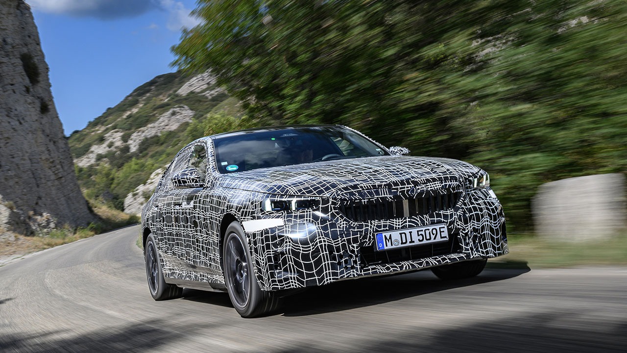 Ostatnie testy BMW i5 czyli w pełni elektrycznej wersji nowego BMW serii 5 Limuzyna