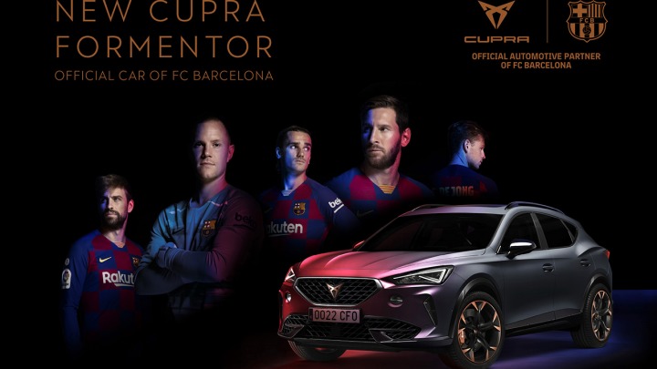 CUPRA Formentor oficjalnym samochodem FC Barcelona