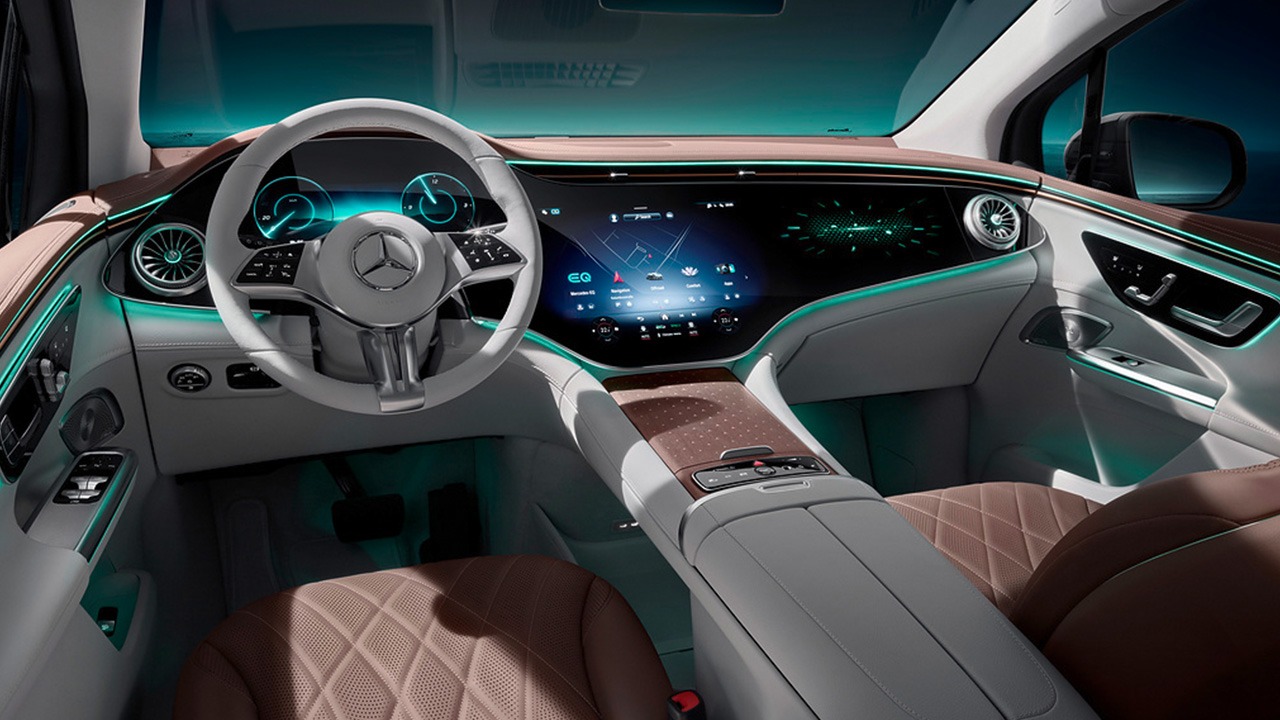 Pierwsze spojrzenie na wnętrze nowego Mercedesa EQE SUV
