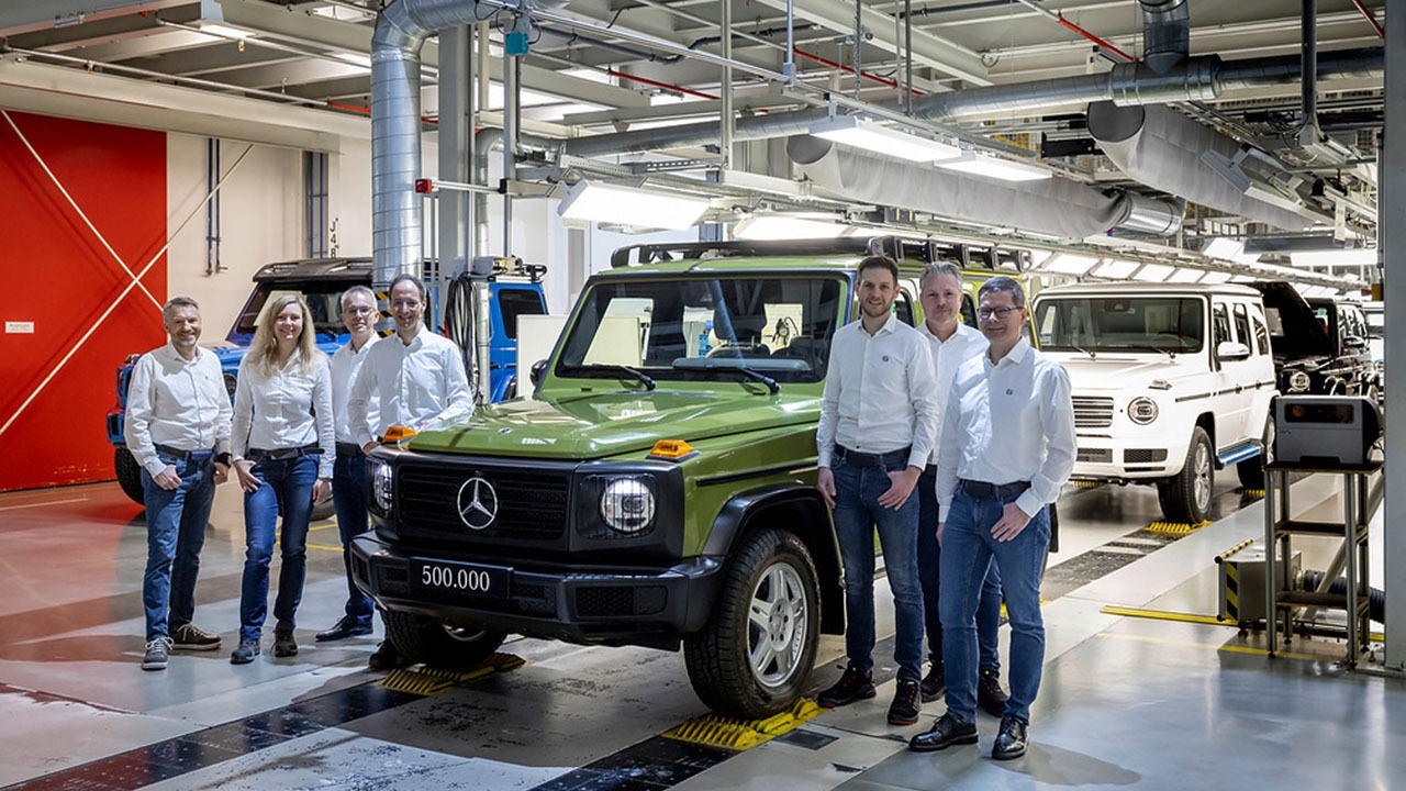 44 lata po wprowadzeniu na rynek 500-tysięczny Mercedes-Benz Klasy G zjechał z linii produkcyjnej w Grazu