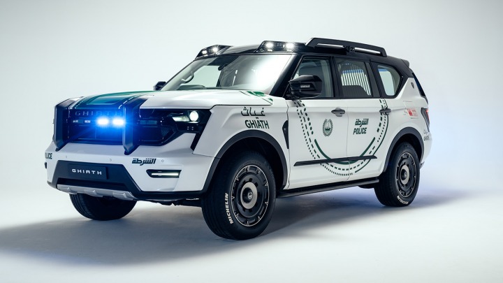 Poznaj GHIATH Smart Patrol, jeden z najbardziej zaawansowanych pojazdów policji w Dubaju