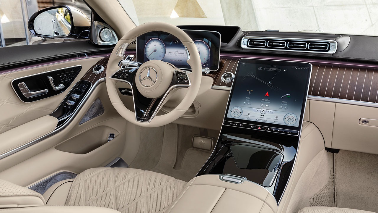 Stylistyka wnętrza nowej Klasy S Mercedes-Maybach